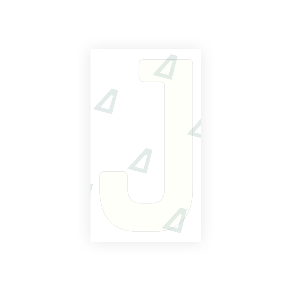 Alite Nanofilm for Germany (standard) license plates - Symbol "J" - Alite