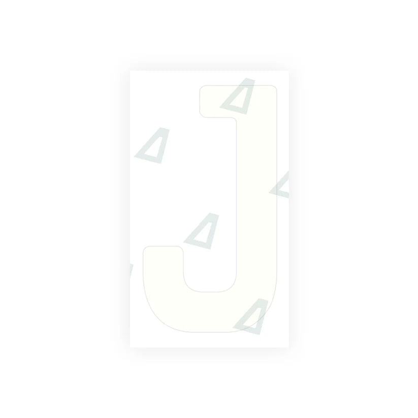 Nanofilm Alite para placas de matrícula de Paraguay - Símbolo "J"