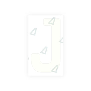 Nanofilm Alite para placas de matrícula de Paraguay - Símbolo "J"