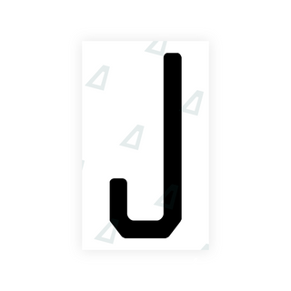 Alite Nanofilm for US (New Jersey - Embossed) license plates - Symbol "J" - Alite