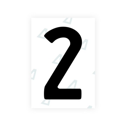 Alite Nanofilm for Japan license plates - Symbol "2"