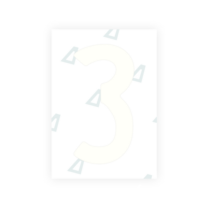 Alite Nanofilm for Japan license plates - Symbol "3"