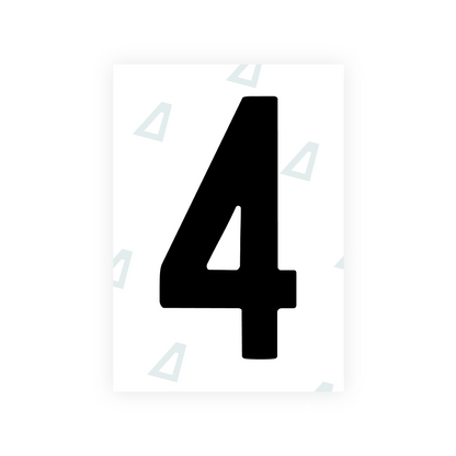 Alite Nanofilm for Japan license plates - Symbol "4"