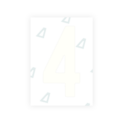 Alite Nanofilm for Japan license plates - Symbol "4"