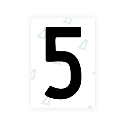 Alite Nanofilm for Japan license plates - Symbol "5"