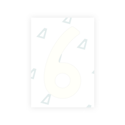 Alite Nanofilm for Japan license plates - Symbol "6"