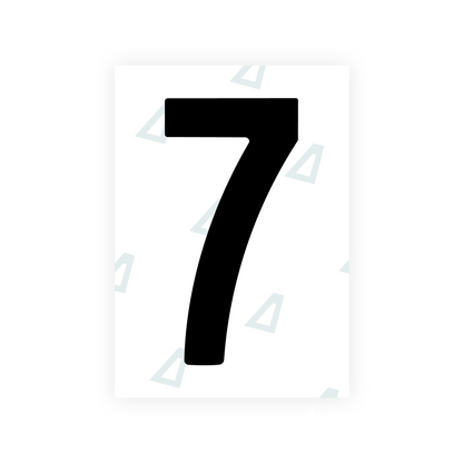 Alite Nanofilm for Japan license plates - Symbol "7"