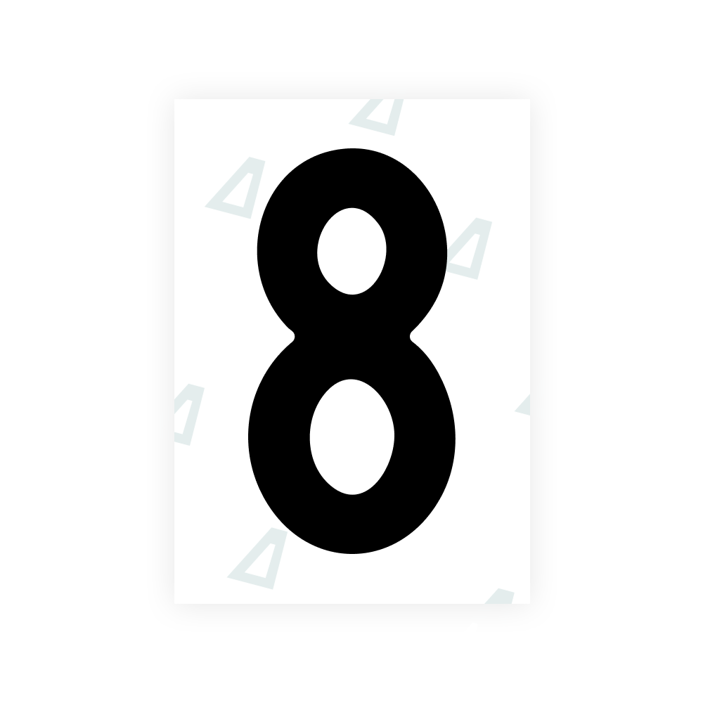 Alite Nanofilm for Japan license plates - Symbol "8"