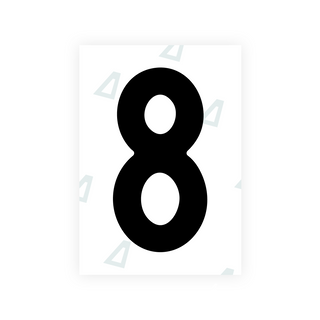 Alite Nanofilm for Japan license plates - Symbol "8"