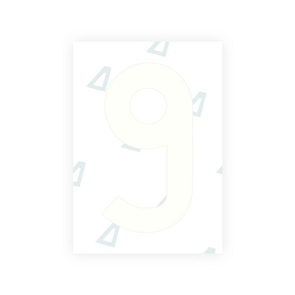 Alite Nanofilm for Japan license plates - Symbol "9"