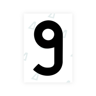 Alite Nanofilm for Japan license plates - Symbol "9"