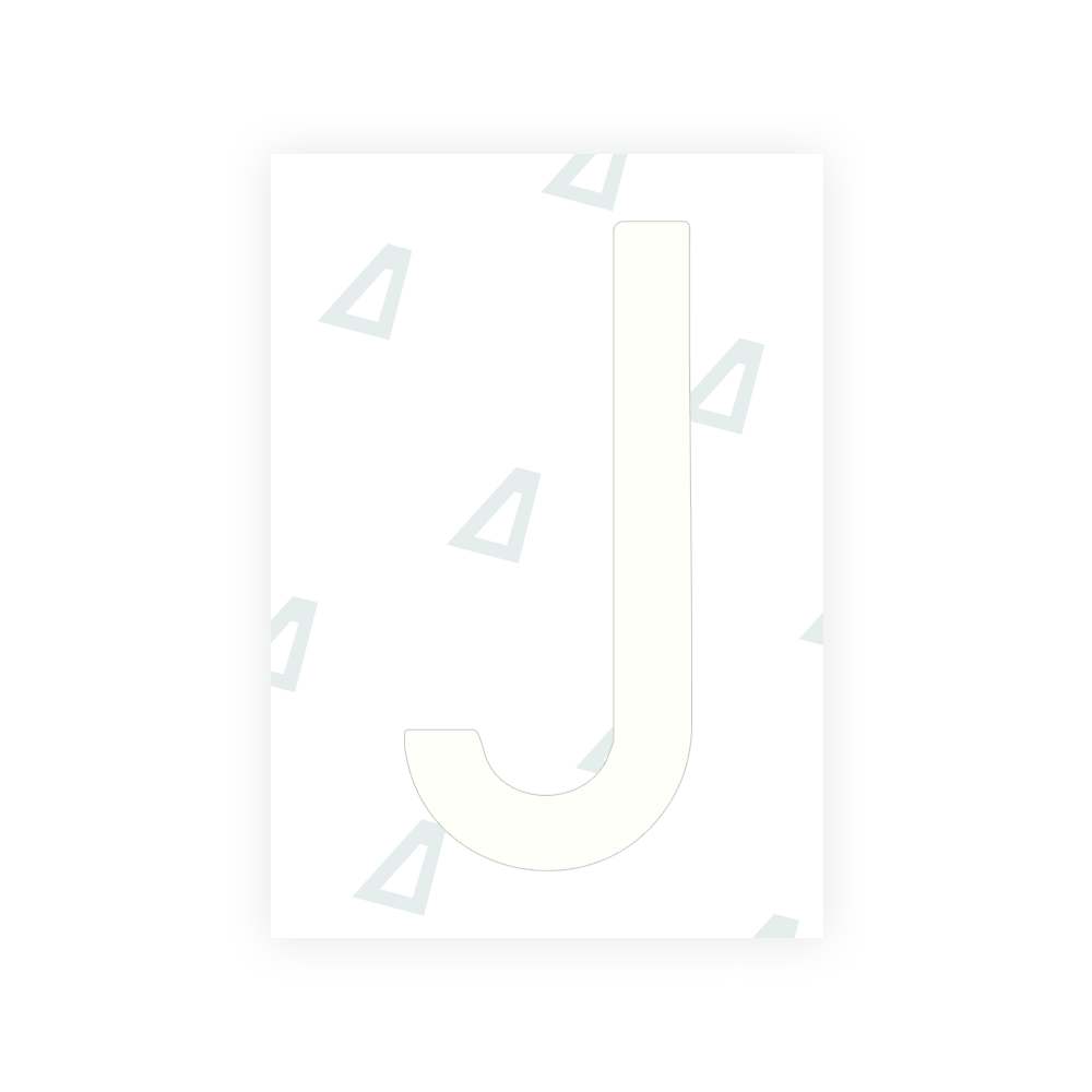 Alite Nanofilm for US (Connecticut 2013) license plates - Symbol "J" - Alite