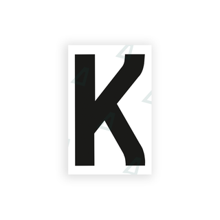 Alite Nanofilm for United Kingdom license plates - Symbol "K" - Alite
