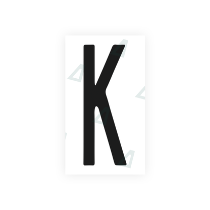 Alite Nanofilm for US (New York 1986) license plates - Symbol "K" - Alite