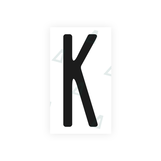 Alite Nanofilm for US (Michigan) license plates - Symbol "K" - Alite