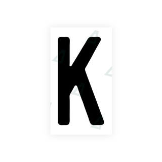 Alite Nanofilm for front Switzerland license plates - Symbol "K" - Alite