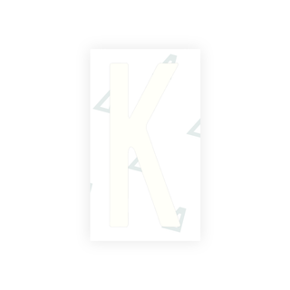 Alite Nanofilm for Mexico license plates - Symbol "K" - Alite
