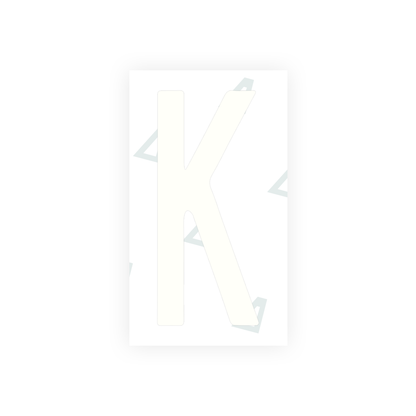 Alite Nanofilm for Mexico license plates - Symbol "K" - Alite