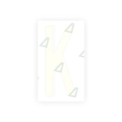 Alite Nanofilm for US (New Jersey) Moto license plates - Symbol "K" - Alite