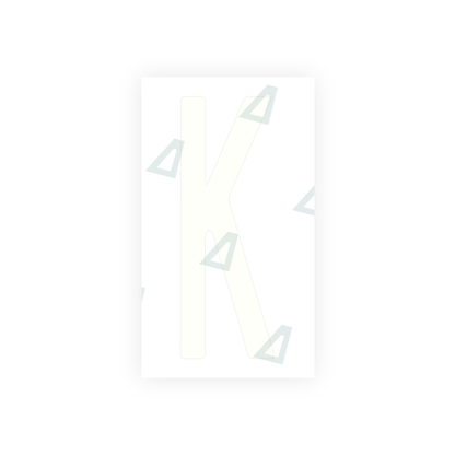 Alite Nanofilm for US (New York 1986) license plates - Symbol "K" - Alite