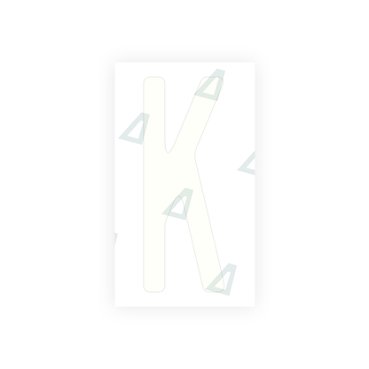 Alite Nanofilm for US (Maryland) license plates - Symbol "K" - Alite