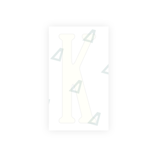 Alite Nanofilm for US (Virginia) license plates - Symbol "K" - Alite