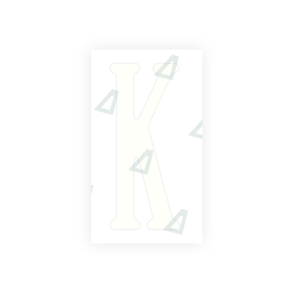Alite Nanofilm for US (Virginia) license plates - Symbol "K" - Alite