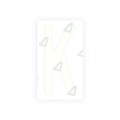 Alite Nanofilm for US (Quebec) license plates - Symbol "K" - Alite