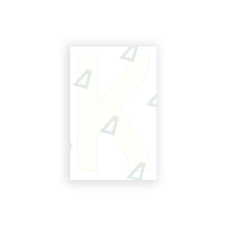 Alite Nanofilm for United Kingdom license plates - Symbol "K" - Alite