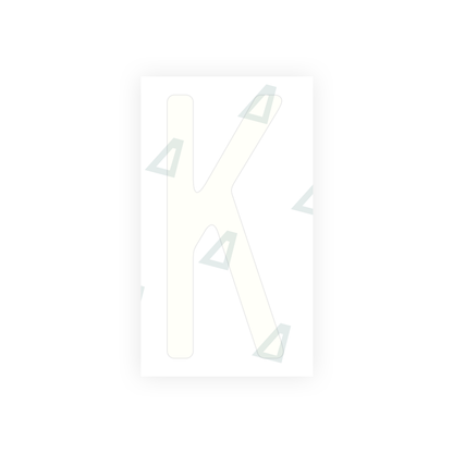 Alite Nanofilm for US (Missouri) license plates - Symbol "K" - Alite