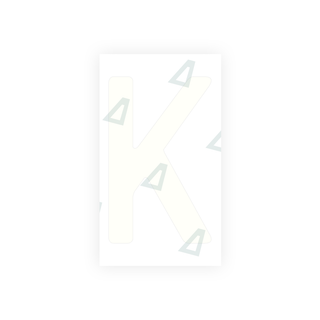 Alite Nanofilm for Uruguay license plates - Symbol "K" - Alite