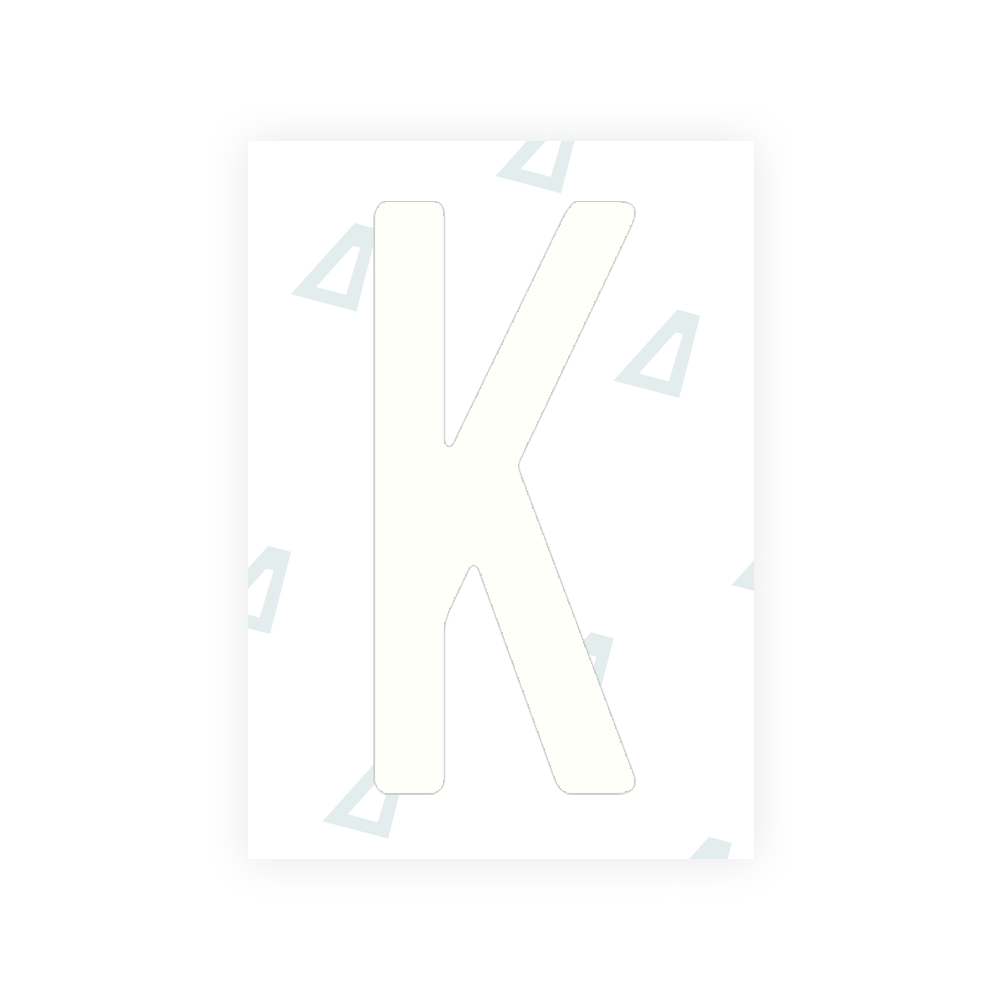 Alite Nanofilm for Guatemala license plates - Symbol "K" - Alite