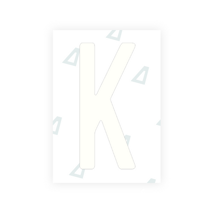 Alite Nanofilm for Guatemala license plates - Symbol "K" - Alite