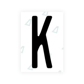 Alite Nanofilm for US (Illinois 2006 - Round) license plates - Symbol "K" - Alite