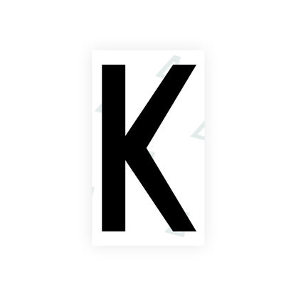 Alite Nanofilm for Greece license plates - Symbol "K" - Alite