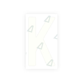 Nanofilm Alite para placas de matrícula de Paraguay - Símbolo "K"