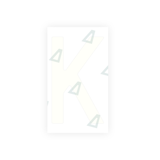 Alite Nanofilm for Spain Flat license plates - Symbol "K" - Alite
