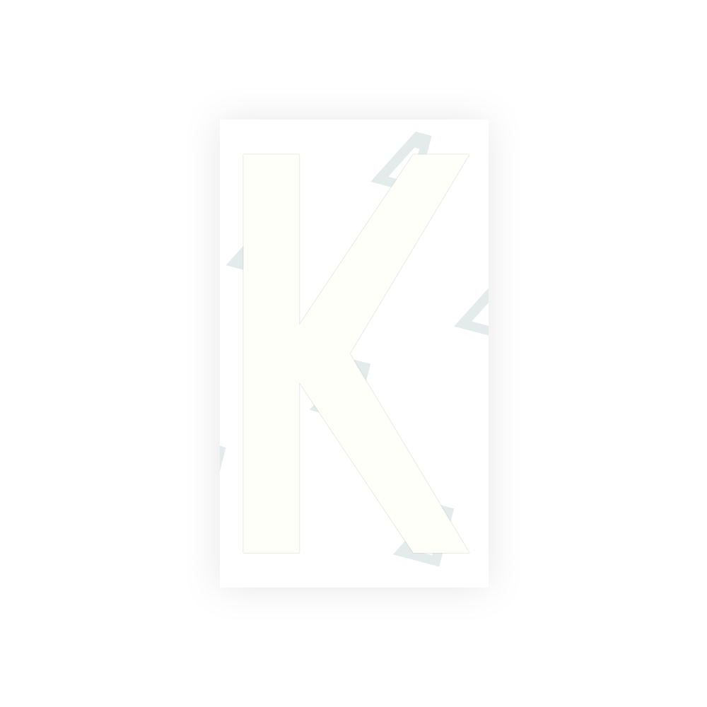 Alite Nanofilm for Greece license plates - Symbol "K" - Alite