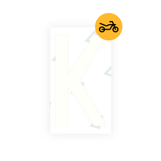 Alite Nanofilm for Greece moto license plates - Symbol "K" - Alite