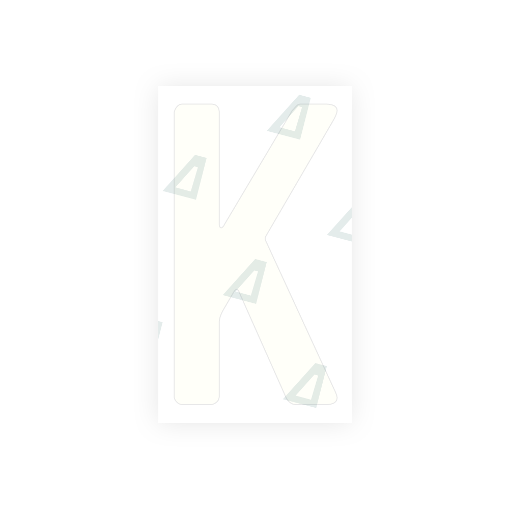 Alite Nanofilm for Germany (standard) license plates - Symbol "K" - Alite