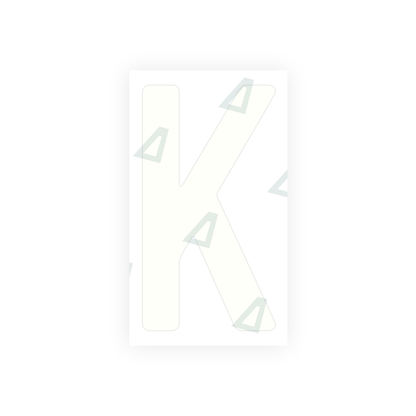 Alite Nanofilm for Germany (standard) license plates - Symbol "K" - Alite