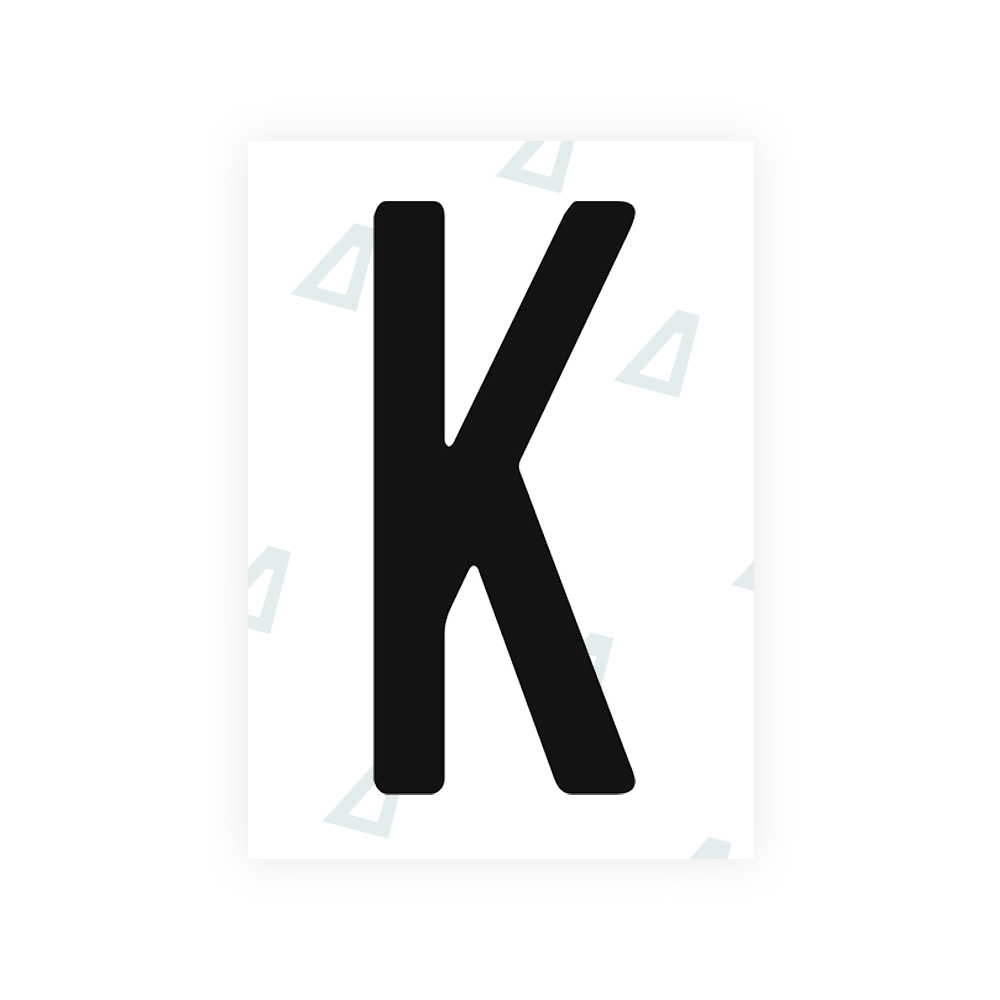 Alite Nanofilm for Guatemala license plates - Symbol "K" - Alite