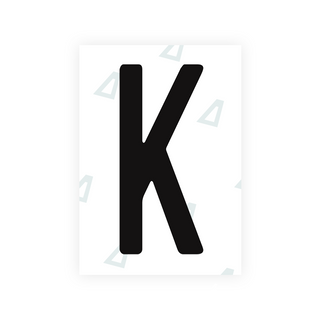 Alite Nanofilm for Guatemala license plates - Symbol "K" - Alite