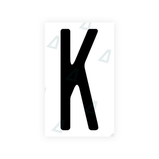 Alite Nanofilm for US (New Jersey - Embossed) license plates - Symbol "K" - Alite