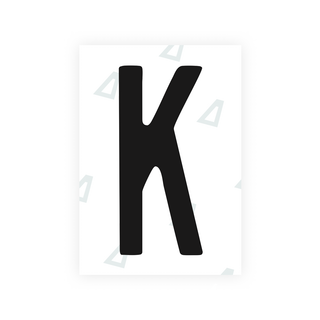 Alite Nanofilm for US (Connecticut 2013) license plates - Symbol "K" - Alite