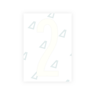 Alite Nanofilm for US (Nebraska 2023) license plates - Symbol "2"