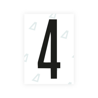 Alite Nanofilm for US (Nebraska 2023) license plates - Symbol "4"