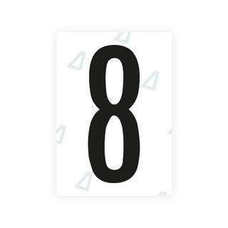 Alite Nanofilm for US (Nebraska 2023) license plates - Symbol "8"