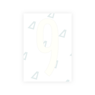 Alite Nanofilm for US (Nebraska 2023) license plates - Symbol "9"