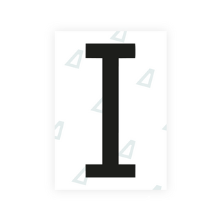 Alite Nanofilm for US (Nebraska 2023) license plates - Symbol "I"